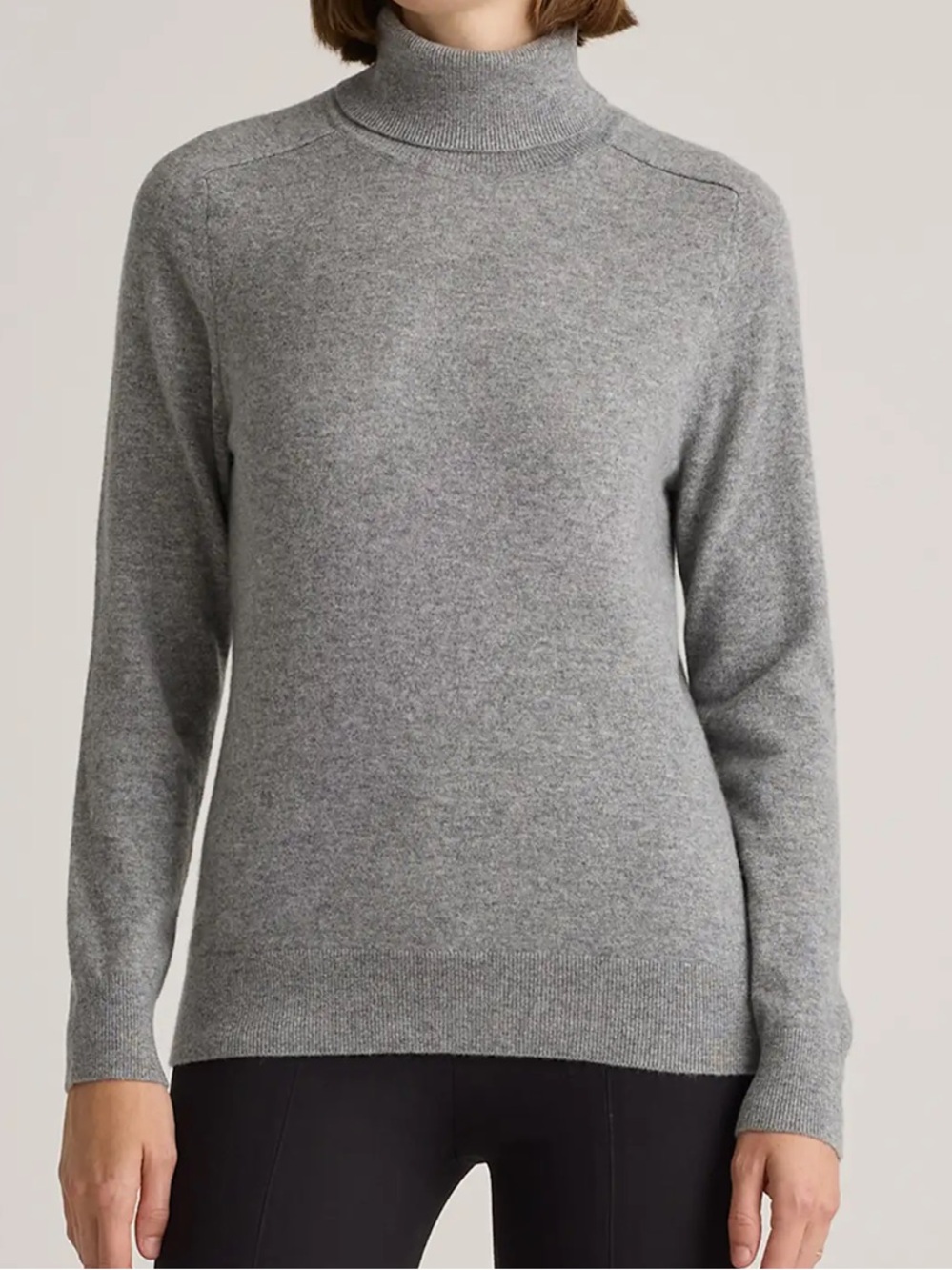 Quince Cashmere Turtleneck Sweater